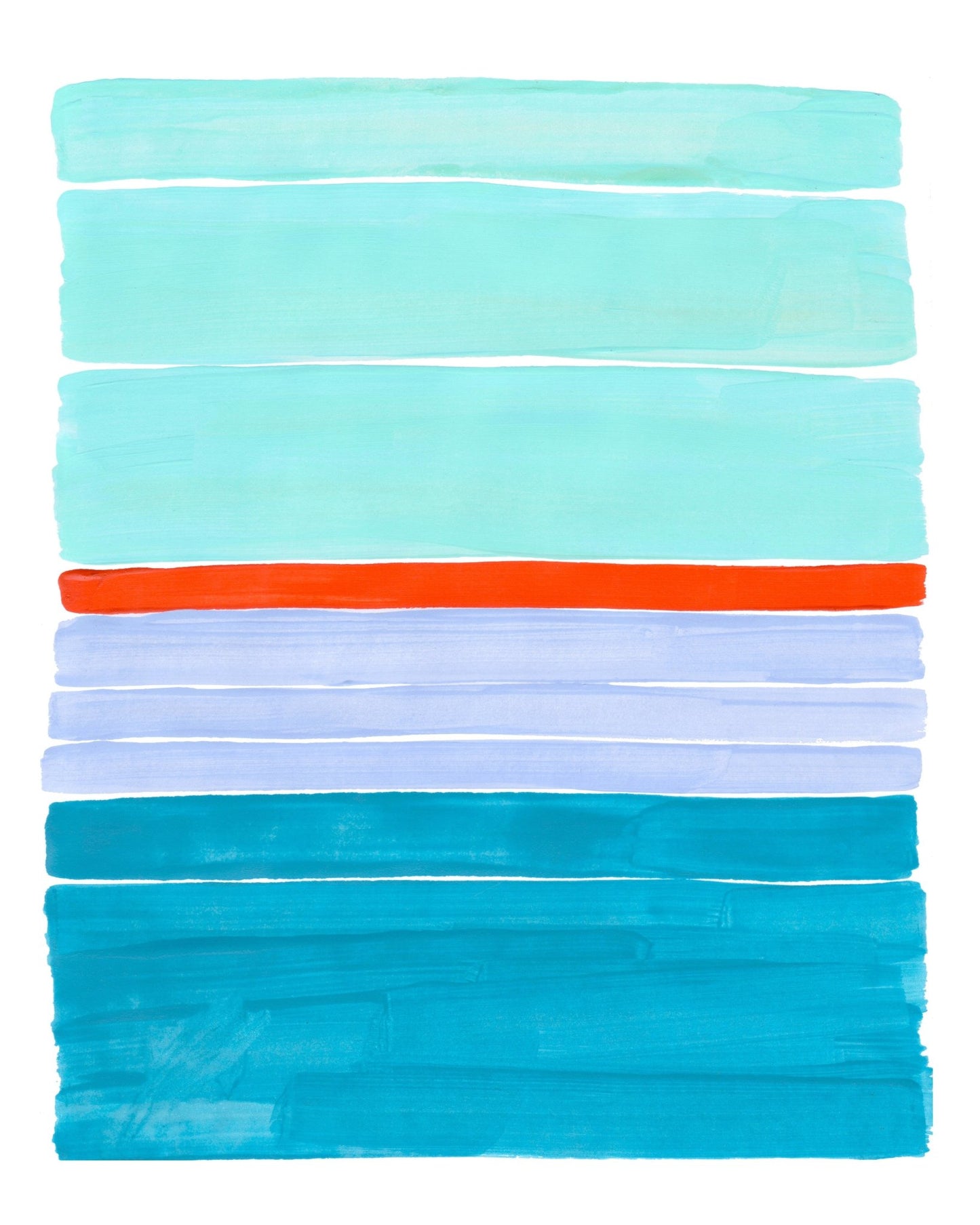 Aqua Stripe Layers