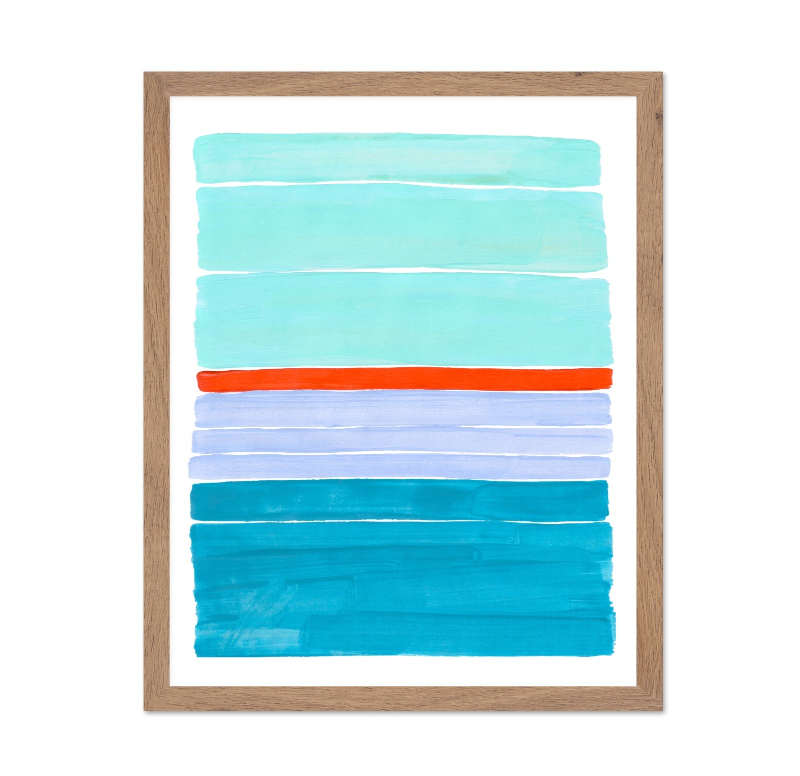 Aqua Stripe Layers