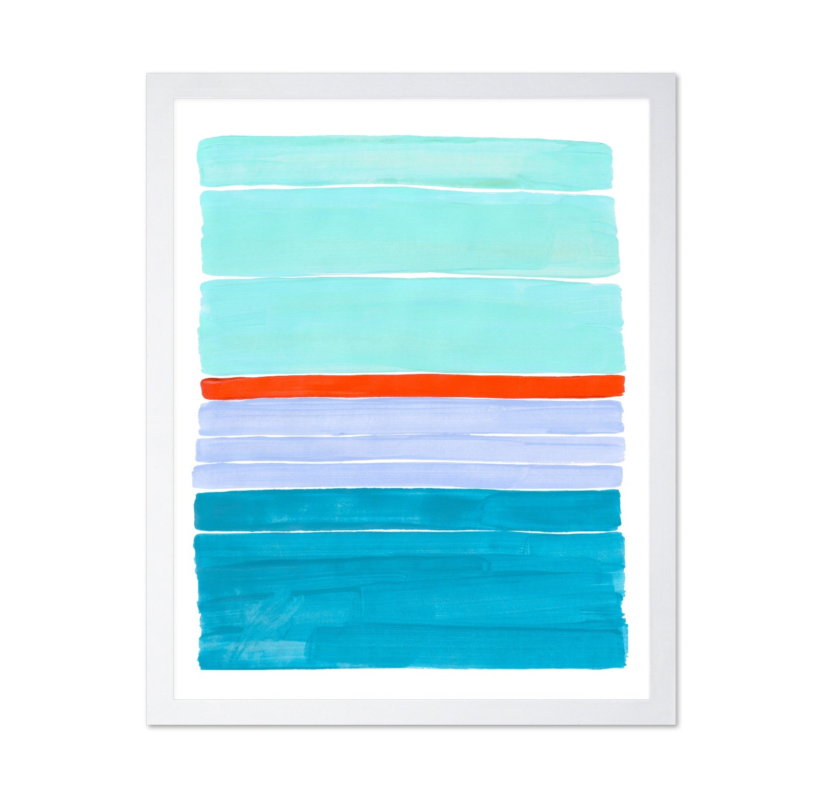 Aqua Stripe Layers