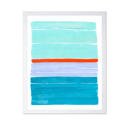Aqua Stripe Layers