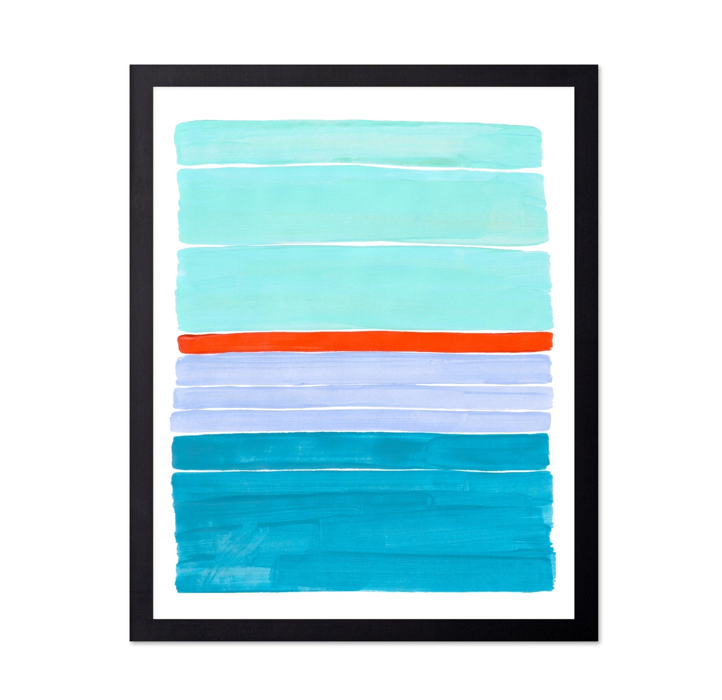 Aqua Stripe Layers