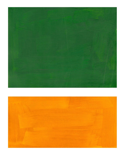 Green Orange Panels