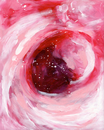 Pink Swirl Heart