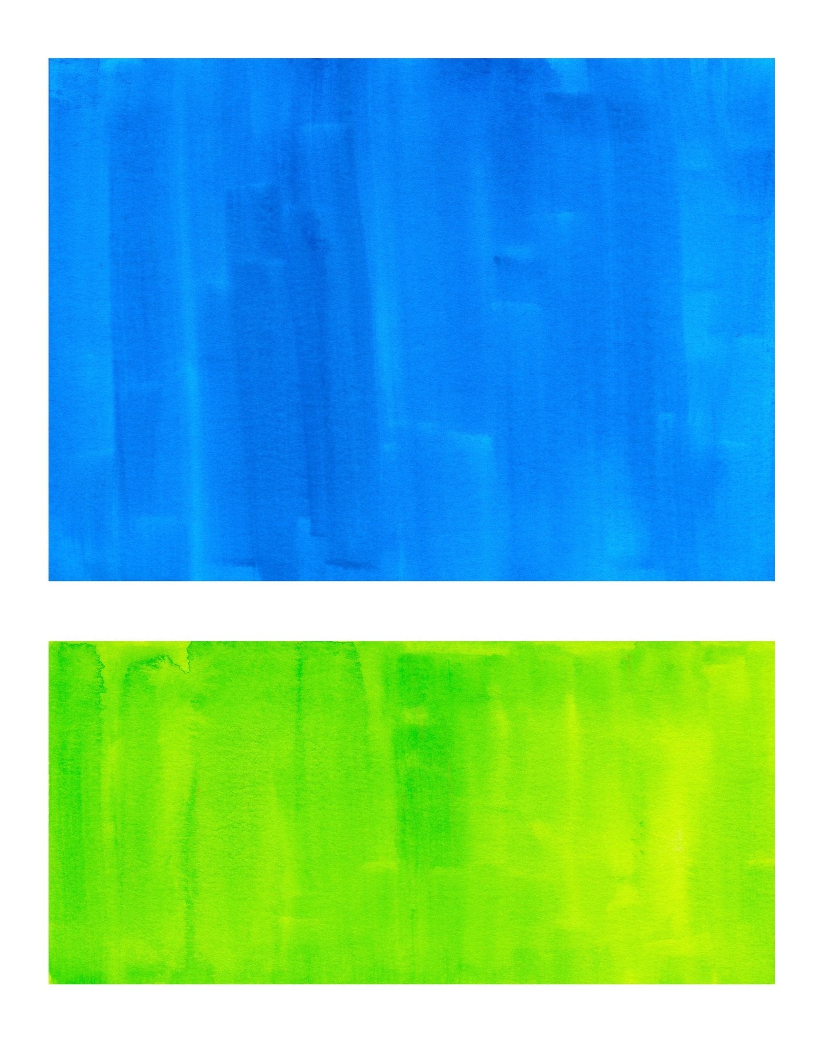Blue Green Gradient Panels