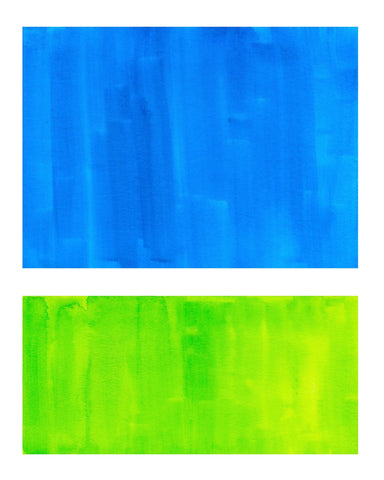 Blue Green Gradient Panels
