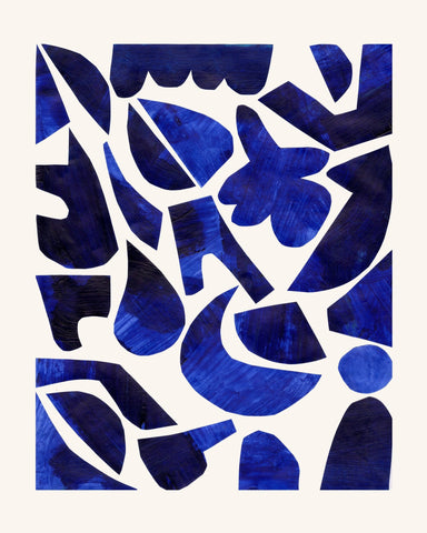 Blue Shape Mosaic