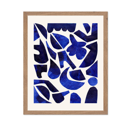 Blue Shape Mosaic