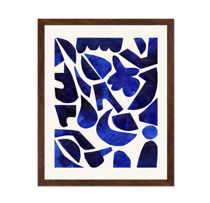 Blue Shape Mosaic