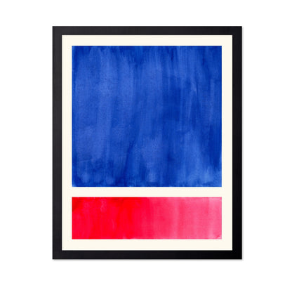 Blue Red Gradient Panels