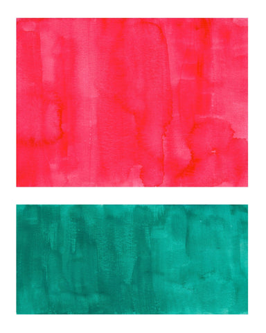 Pink Teal Wash