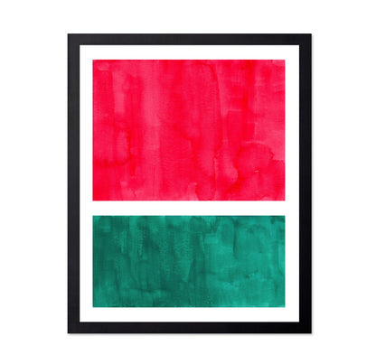 Pink Teal Wash