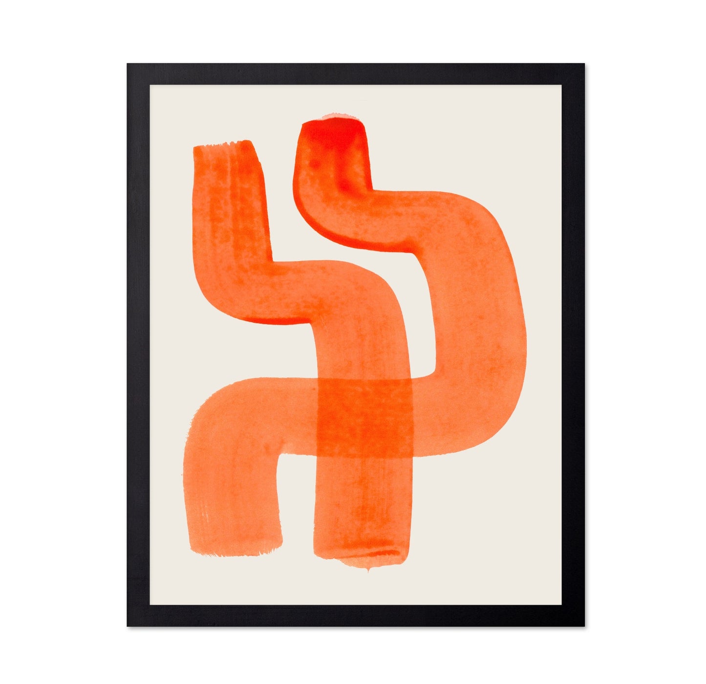 Orange Abstract Form