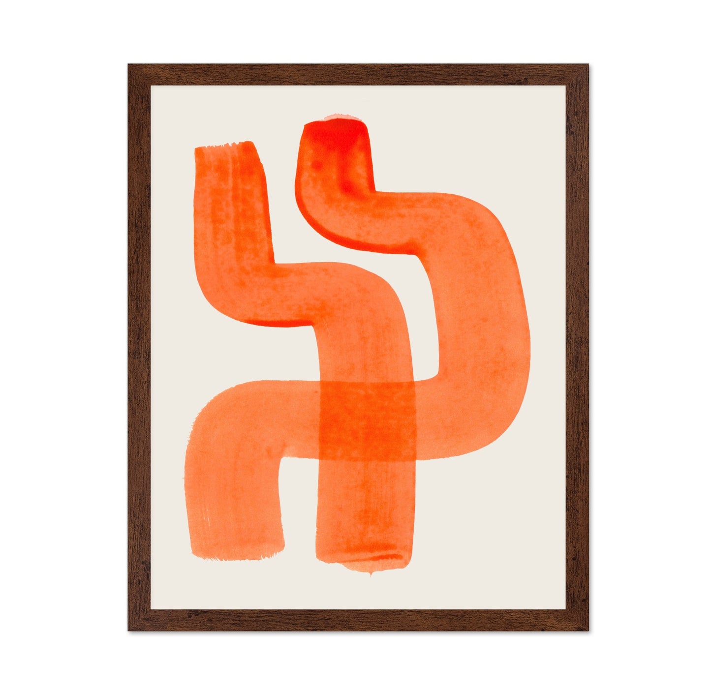 Orange Abstract Form