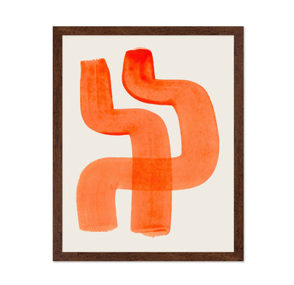Orange Abstract Form