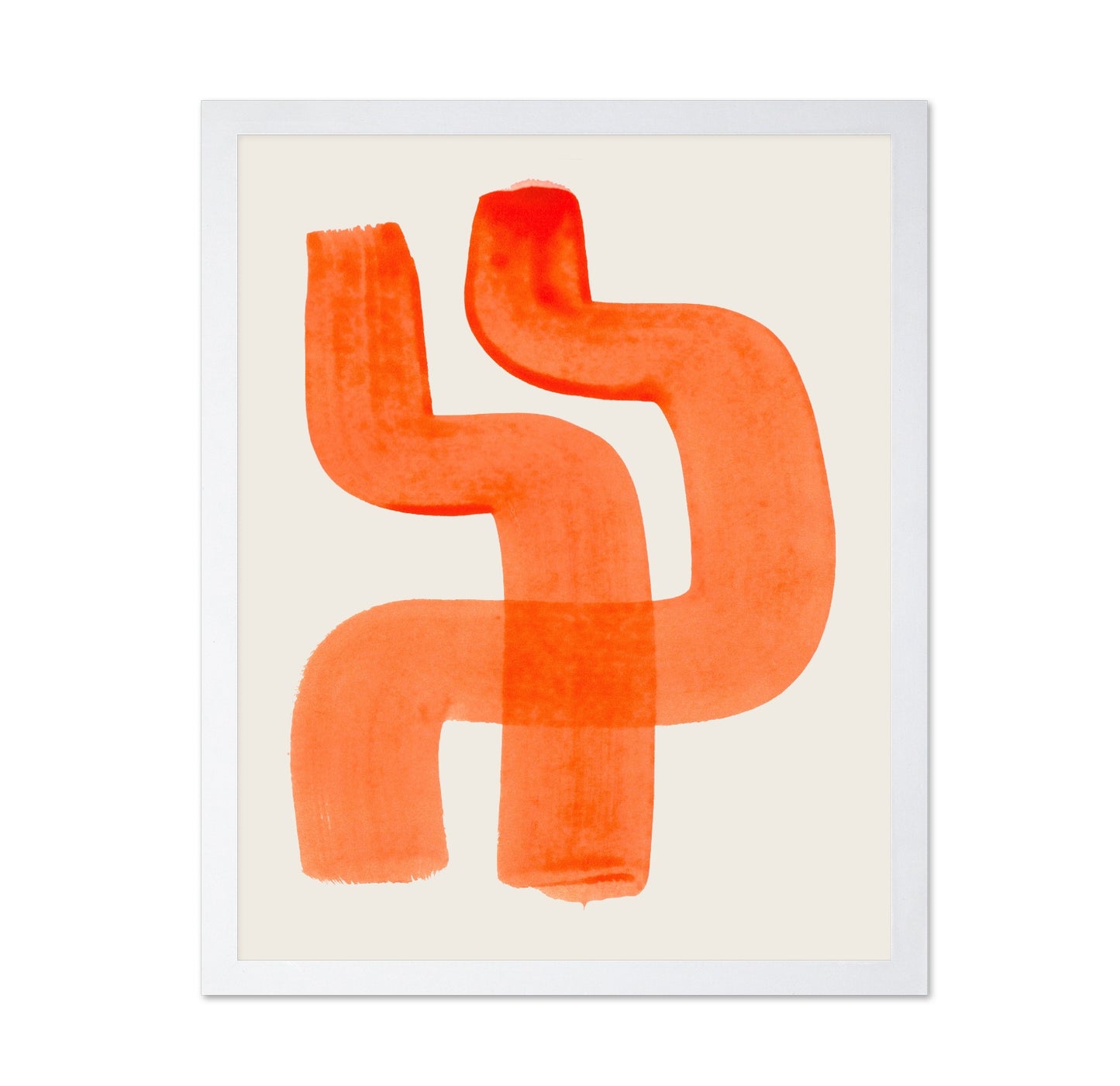 Orange Abstract Form