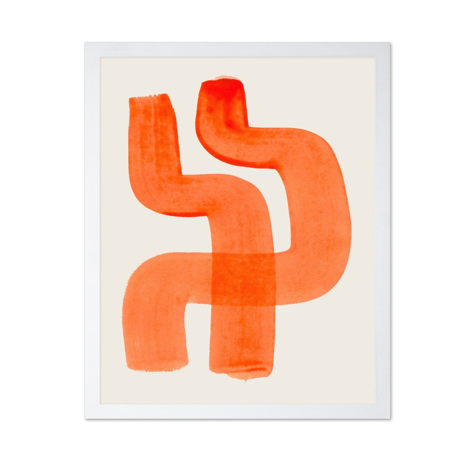 Orange Abstract Form