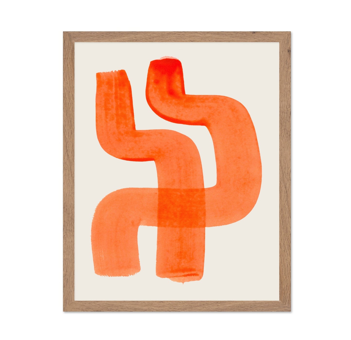 Orange Abstract Form