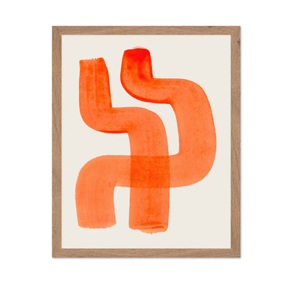 Orange Abstract Form