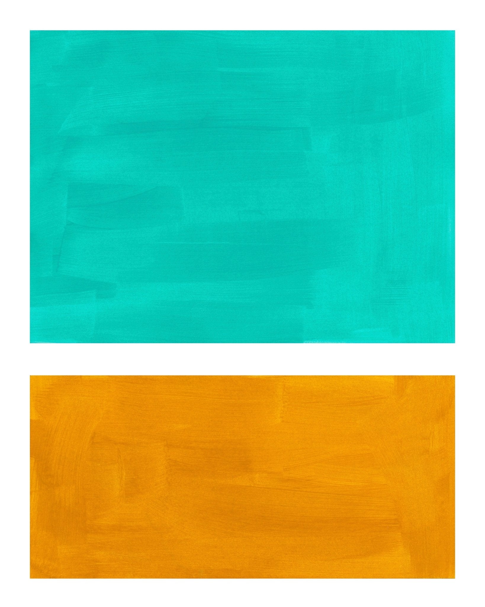 Teal Ochre Panels