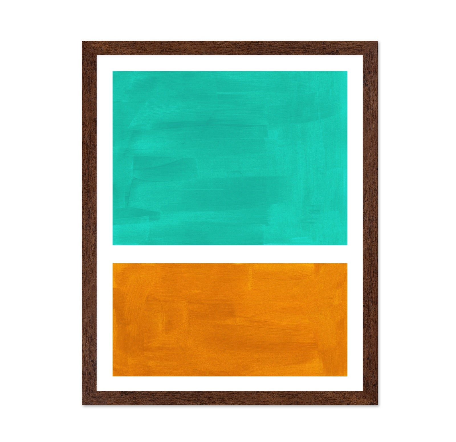 Teal Ochre Panels