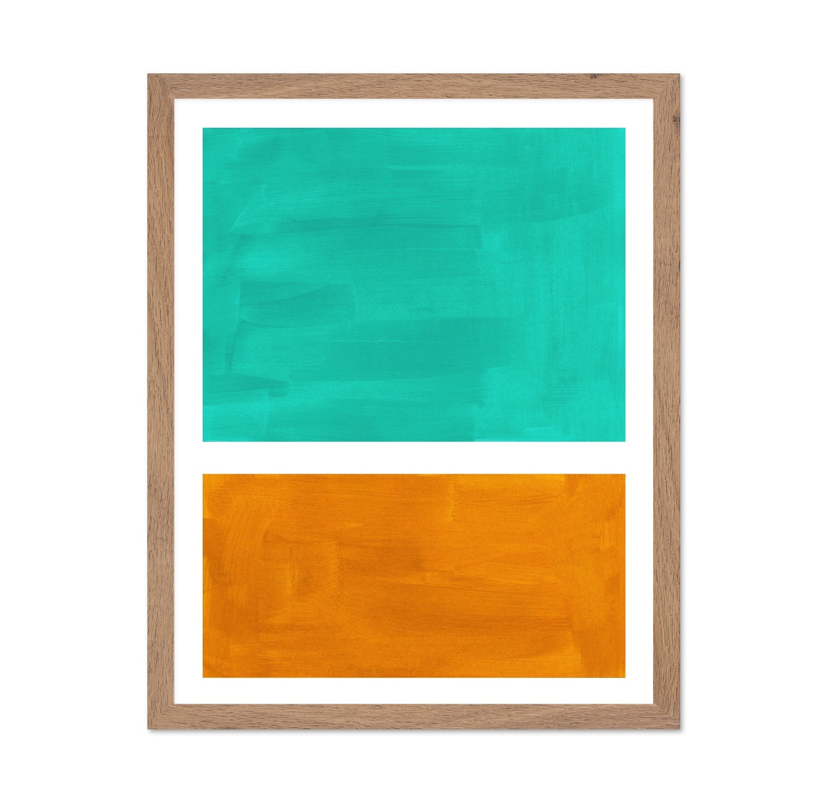 Teal Ochre Panels