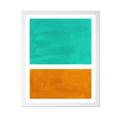 Teal Ochre Panels