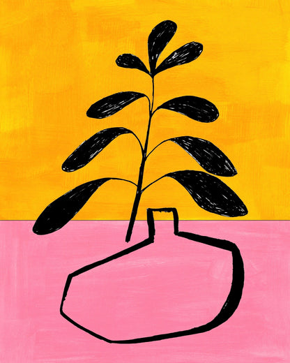 Bold Plant Silhouette