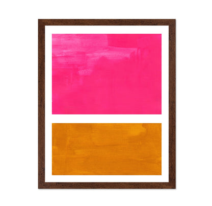 Pink Yellow Color Blocks