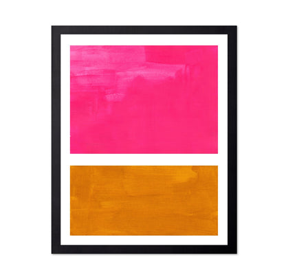 Pink Yellow Color Blocks