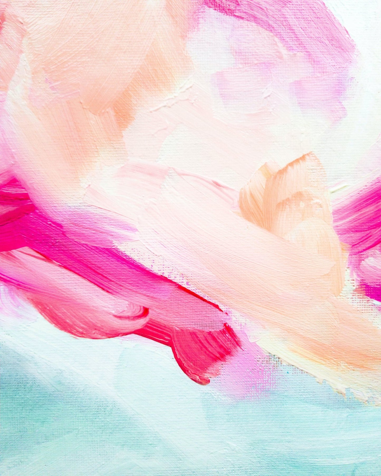 Soft Pink Brush Flow