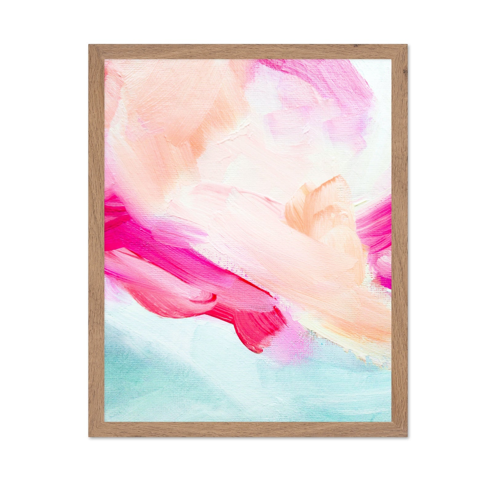 Soft Pink Brush Flow