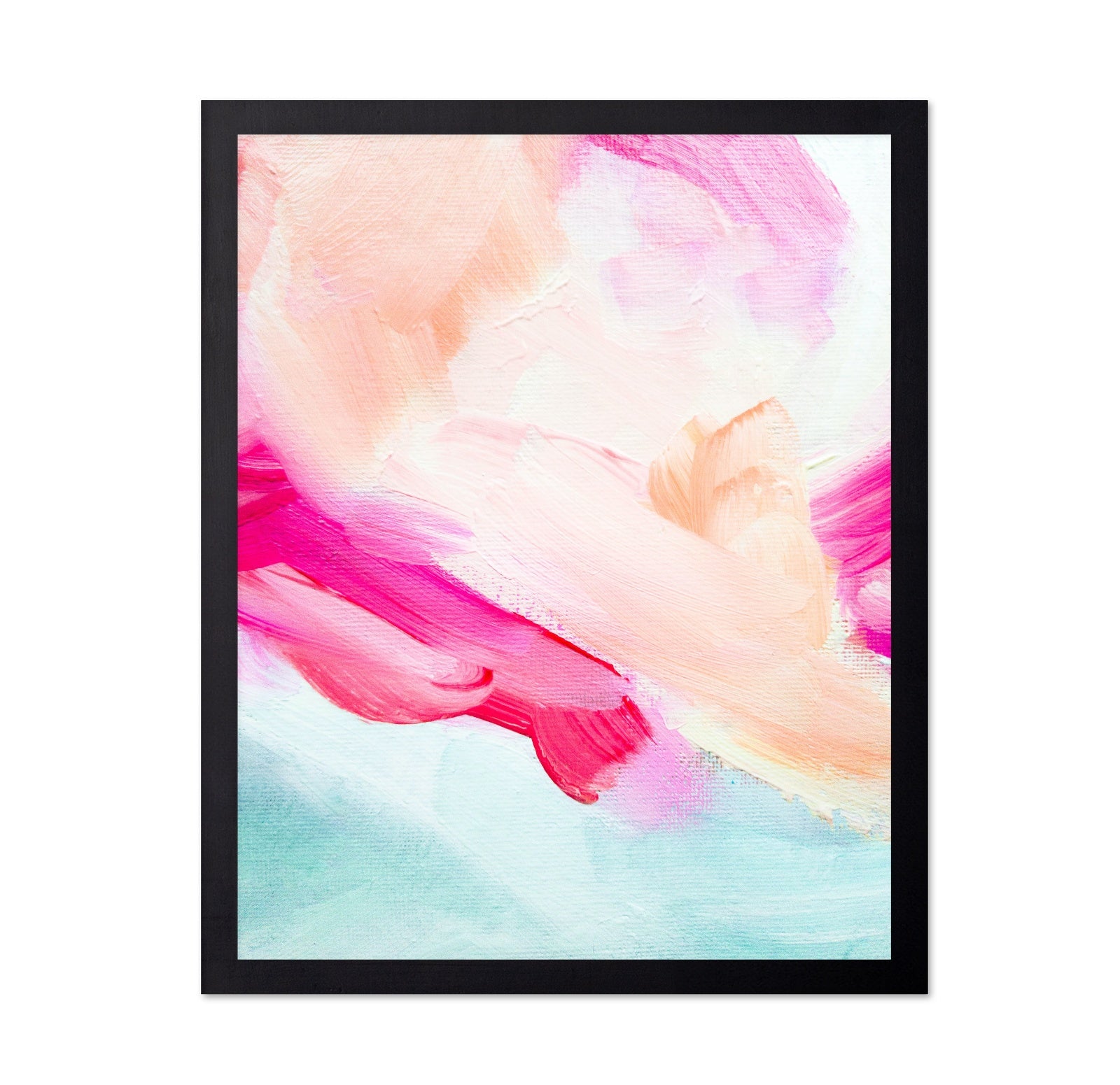 Soft Pink Brush Flow