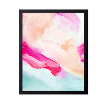 Soft Pink Brush Flow