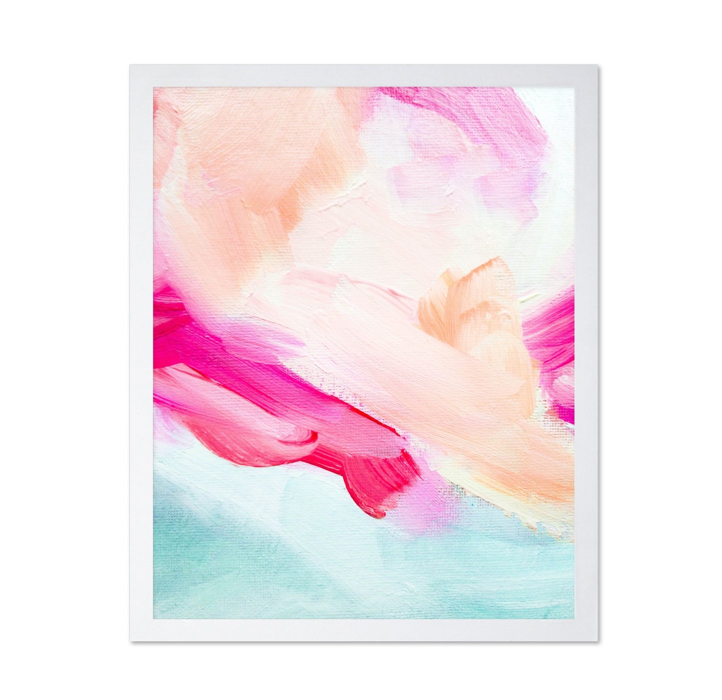 Soft Pink Brush Flow