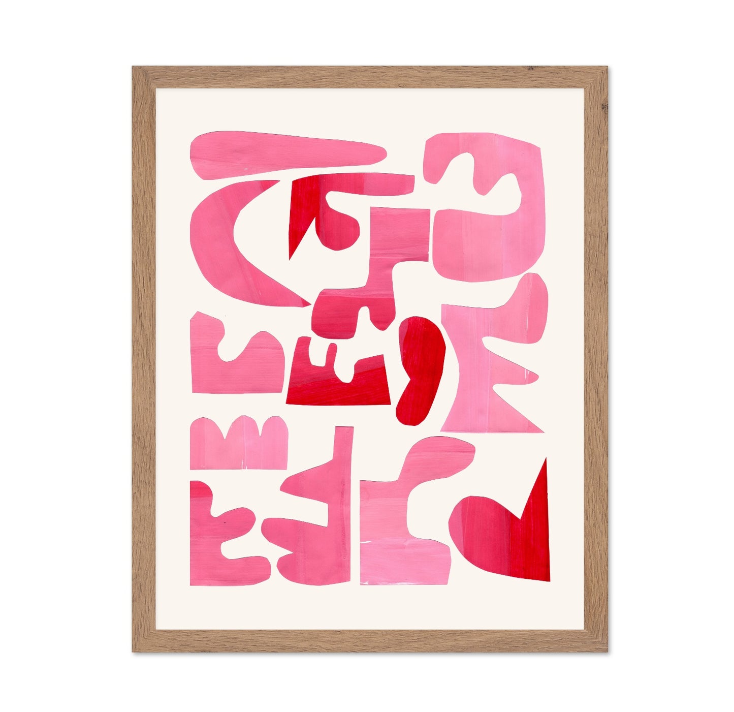 Pink Shape Collage