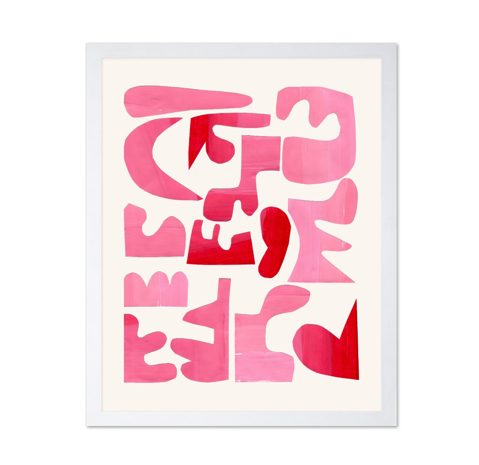 Pink Shape Collage