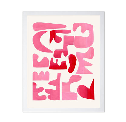 Pink Shape Collage