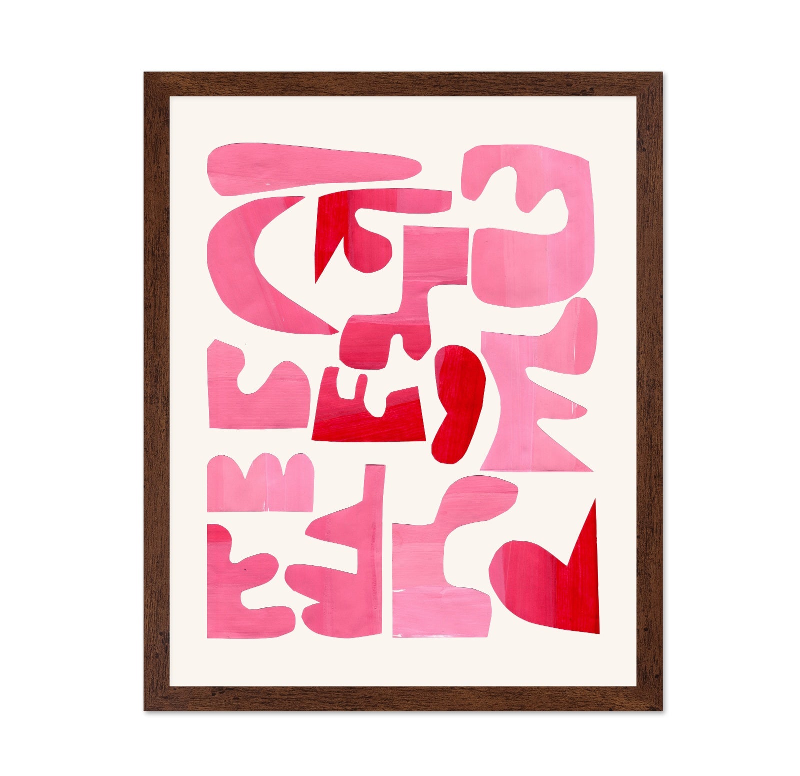 Pink Shape Collage