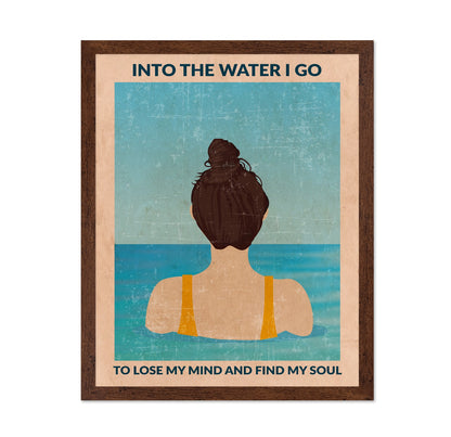 Water Quote Poster