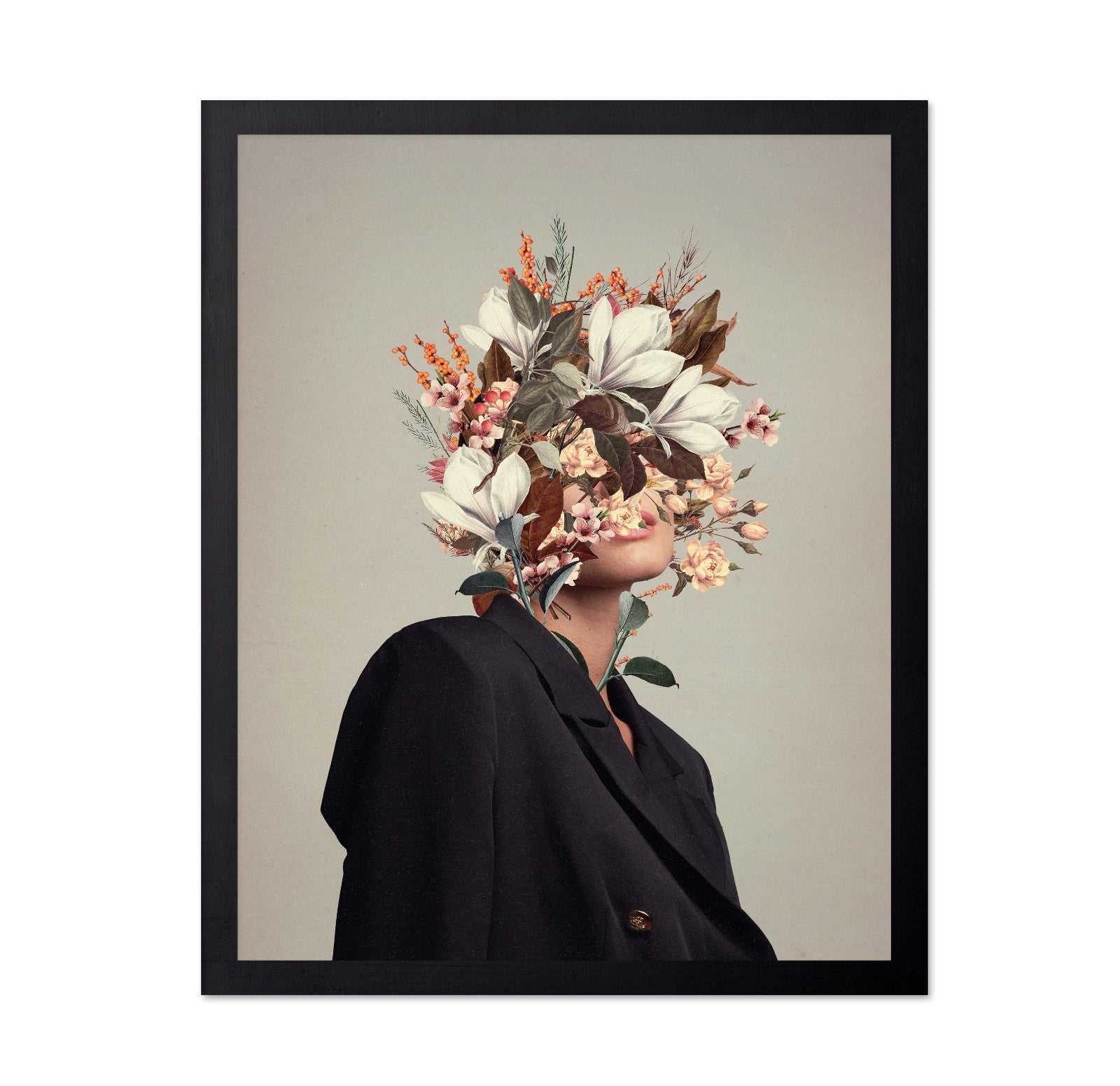 Floral Head Portrait No2