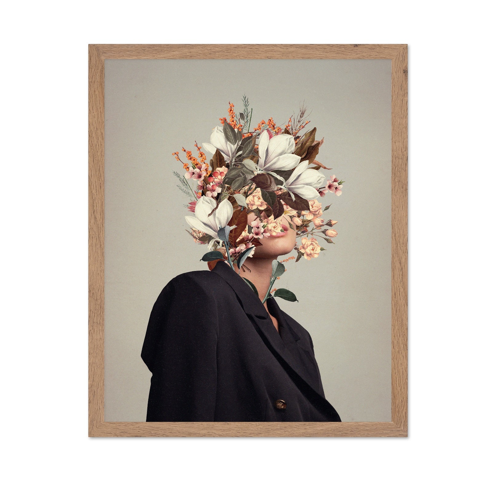 Floral Head Portrait No2