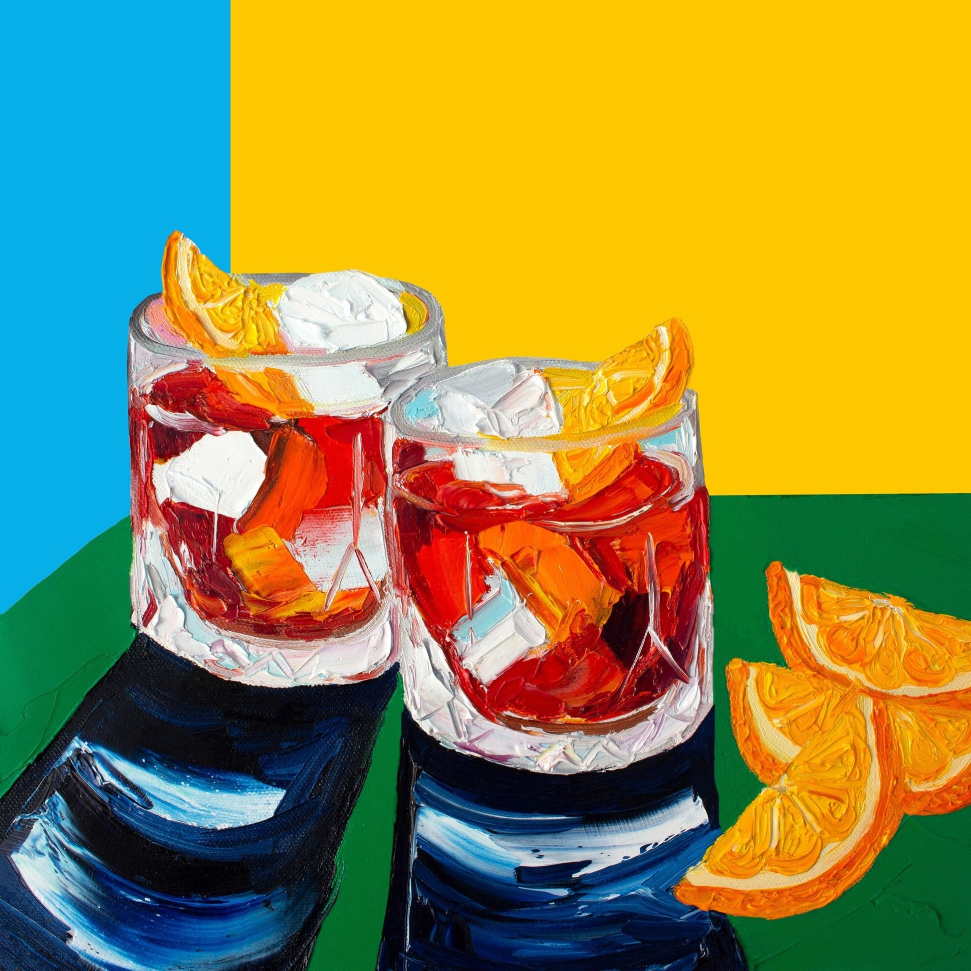 Citrus Cocktail Glasses