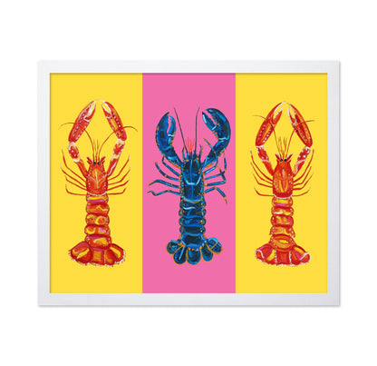 Colorful Lobster Trio