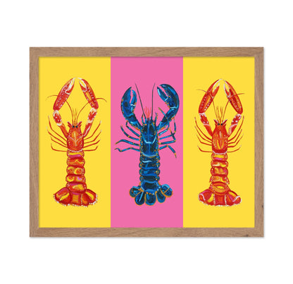 Colorful Lobster Trio
