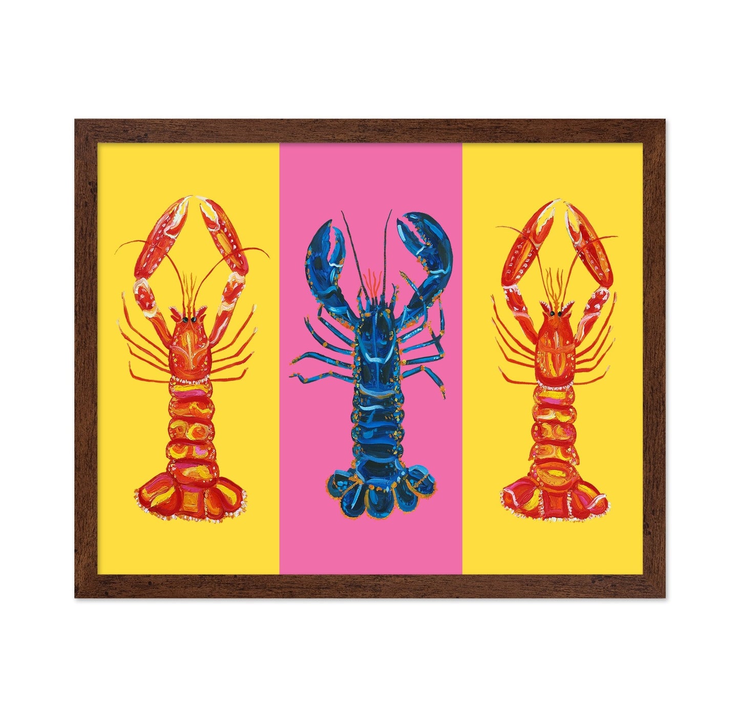 Colorful Lobster Trio
