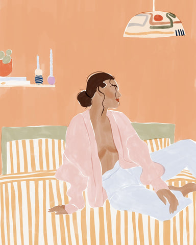Cozy Sofa Woman