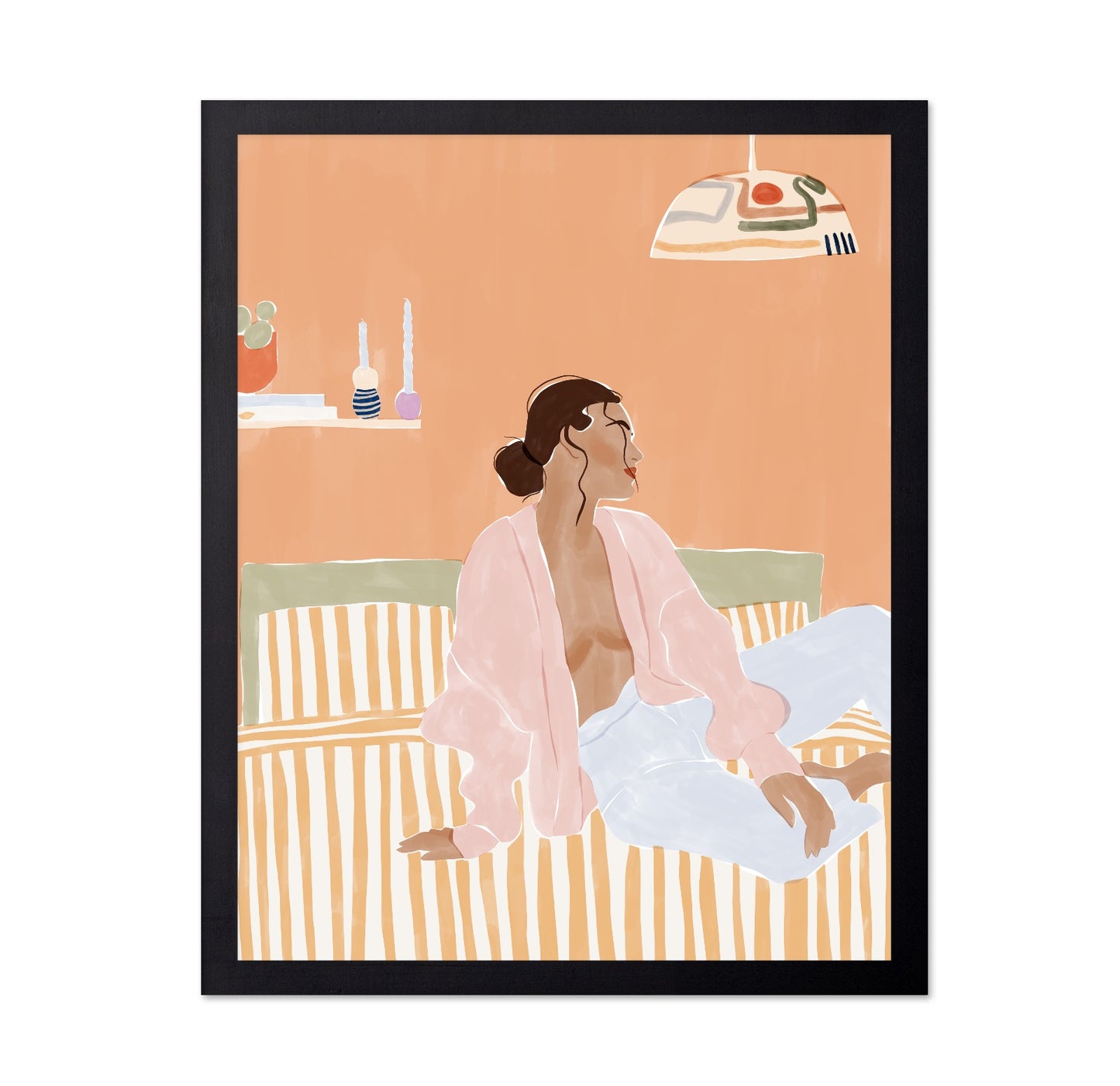 Cozy Sofa Woman
