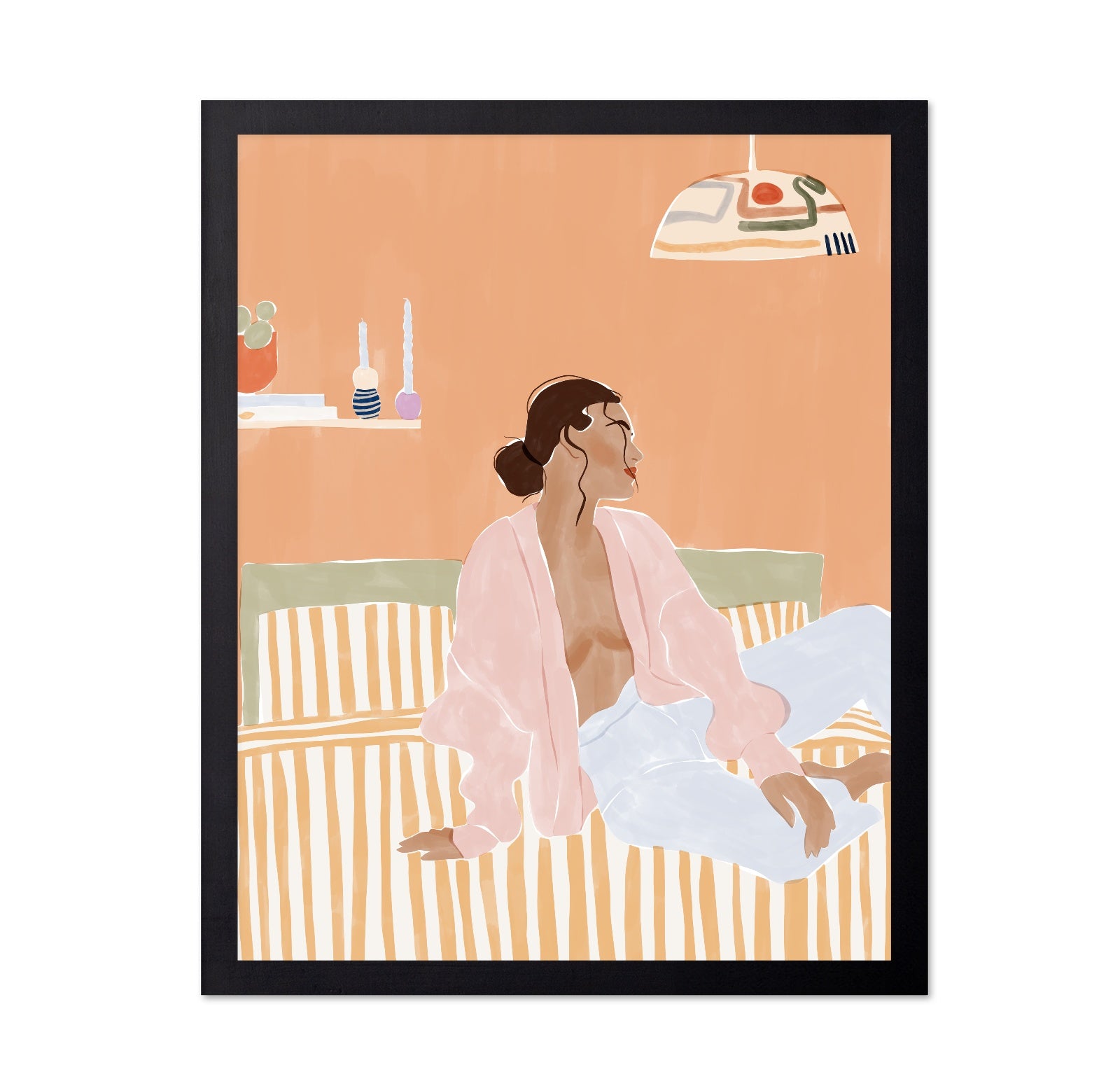 Cozy Sofa Woman