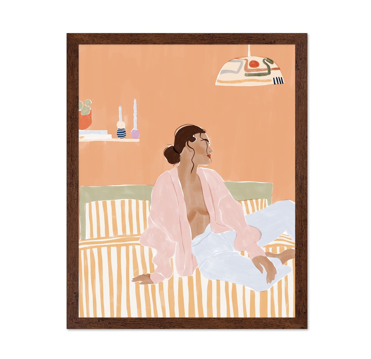 Cozy Sofa Woman