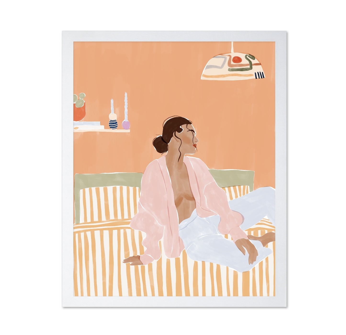 Cozy Sofa Woman